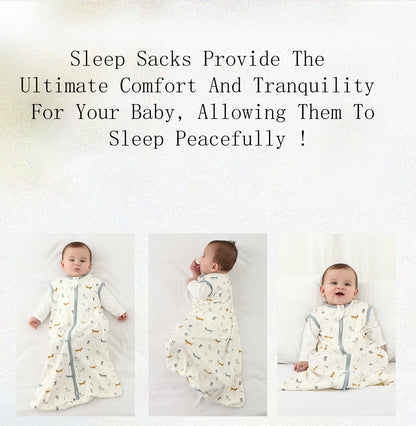 INSULAR Baby Sleeping Bag Kids Vest Infant Anti-Startle Swaddle Blanket Anti-Kick Sleepsacks Cotton Class A Spring Summer Autumn