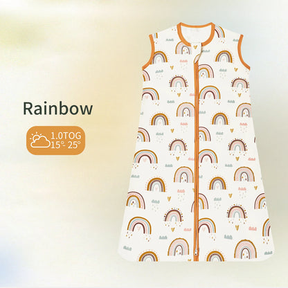 INSULAR Baby Sleeping Bag Kids Vest Infant Anti-Startle Swaddle Blanket Anti-Kick Sleepsacks Cotton Class A Spring Summer Autumn